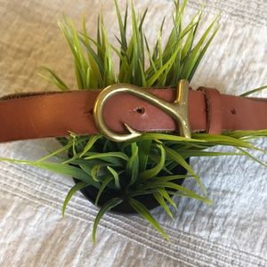 Fish Hook Women’s Leather Belt